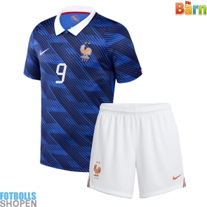 Billiga Frankrike Marcus Thuram #9 Hemmatröja Barn VM 2026 Kortärmad (+ Korta byxor)